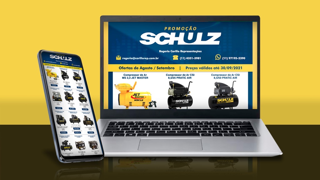 Marketing Digital - Schulz - Para envio via WhatsApp e Email